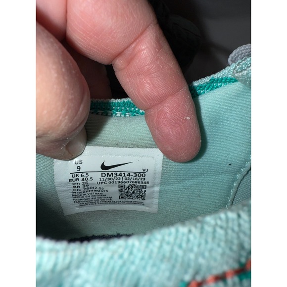 Nike Pegasus Turbo Next Nature DM3414-300 Women's Sneakers 9 Green Running Shoes - Picture 8 of 9